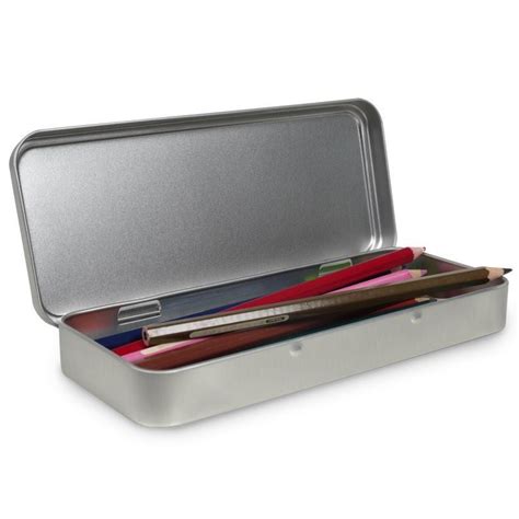 metal pencil box red|red pencil case amazon.